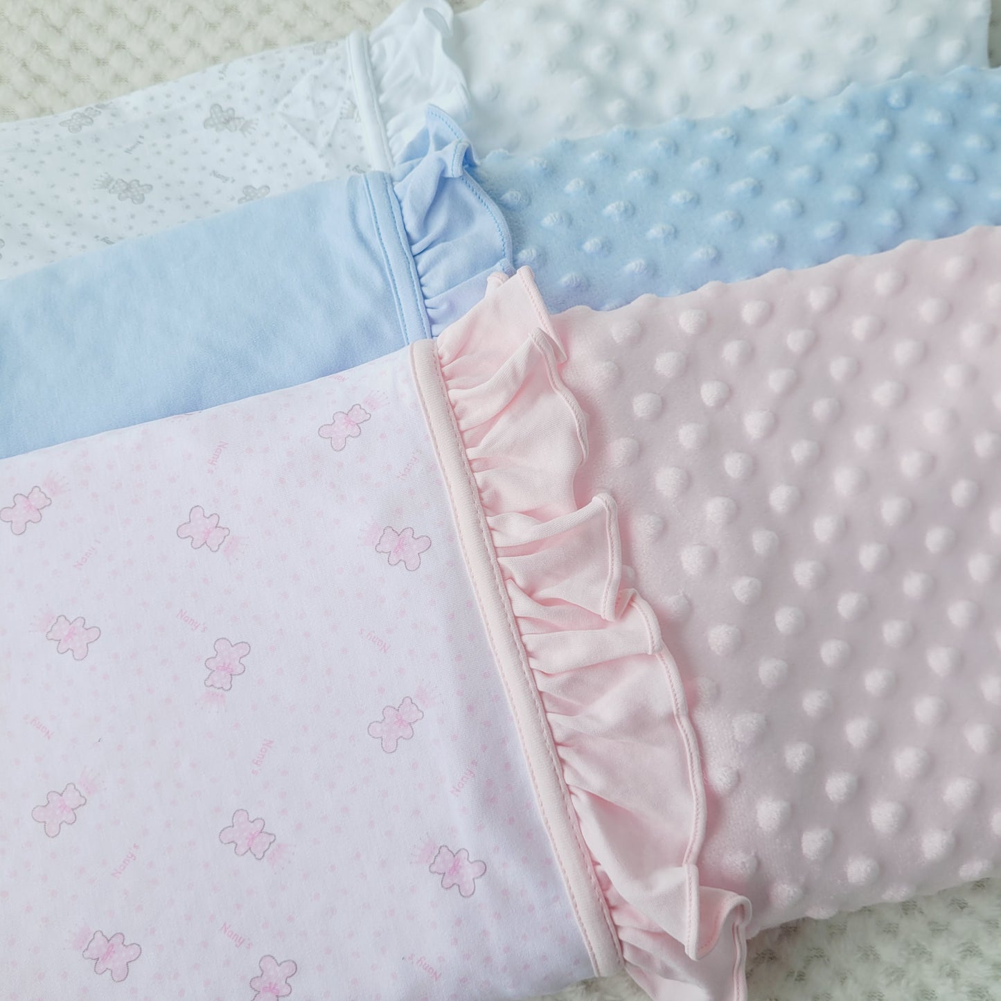 Manta Plush Burbuja Delgada