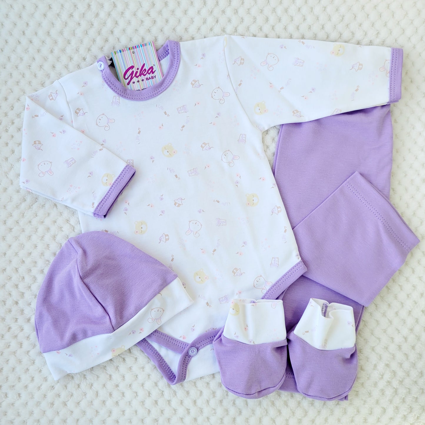 Set body básico - Lila