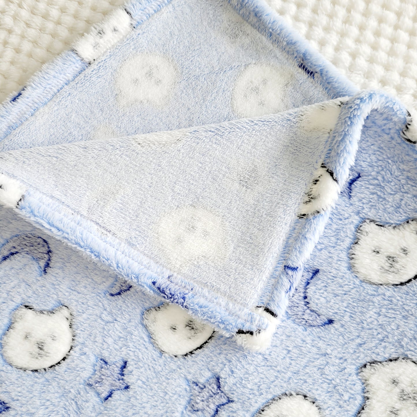 Manta Peluche Estampado - Gatito