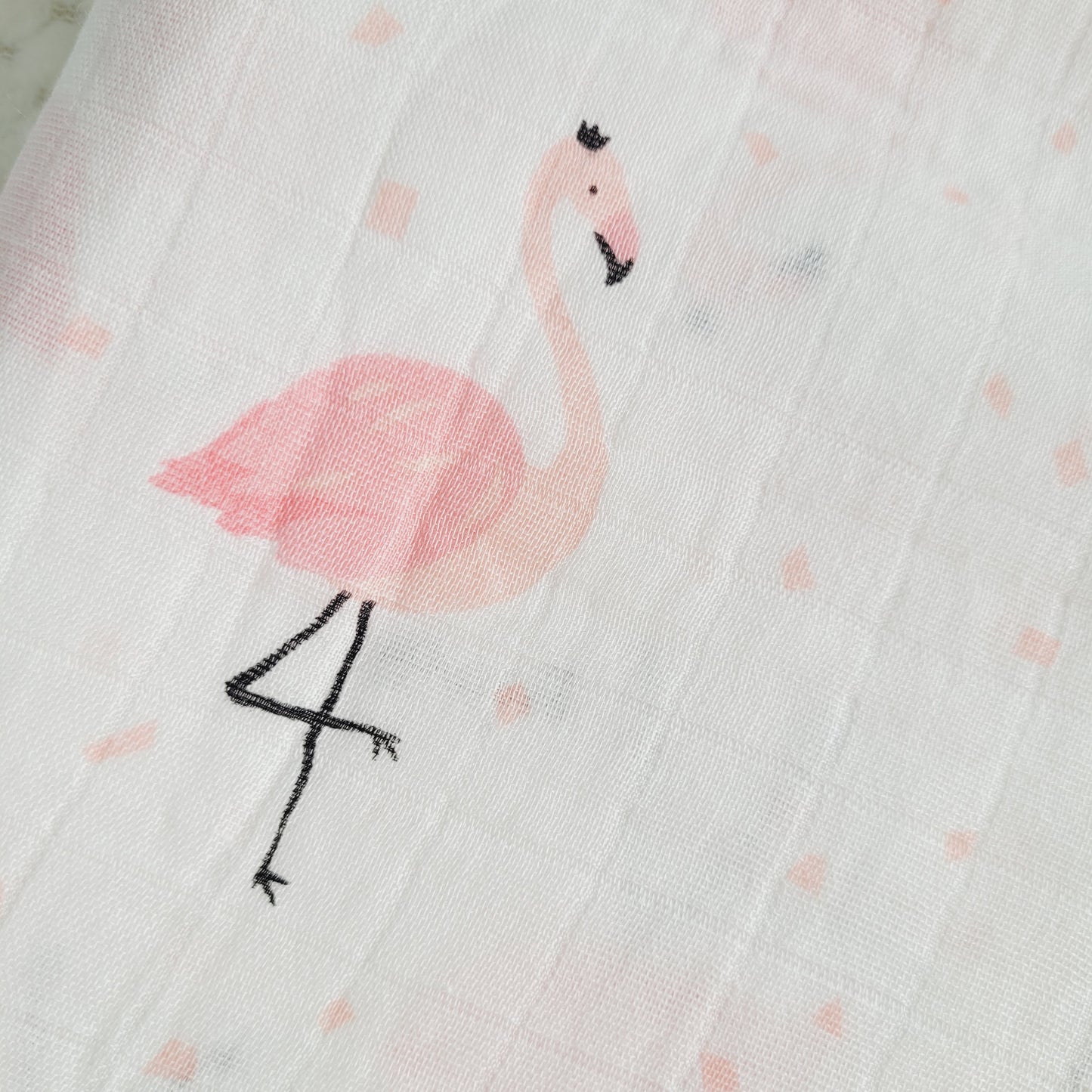 Muselina Garzas - Algodón BAMBU