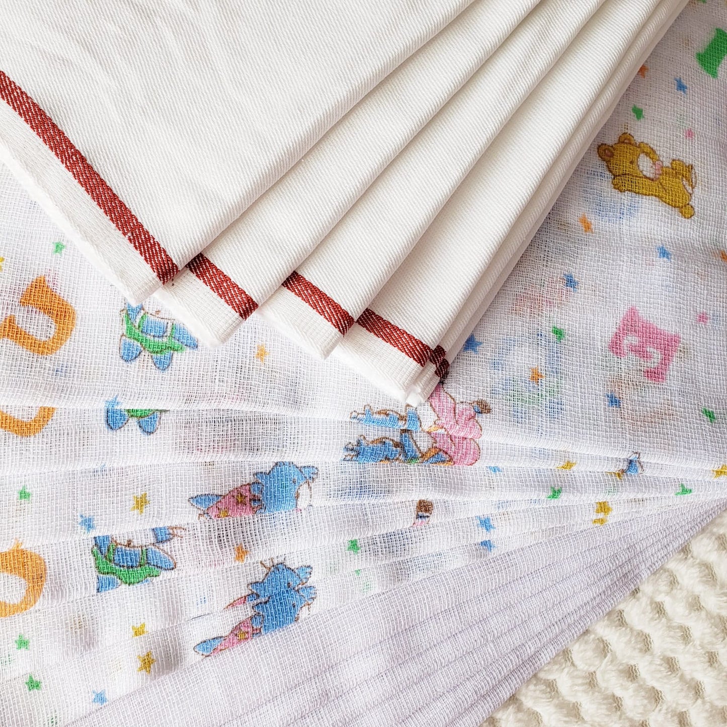 Pañal Tela Gasa - Blanco