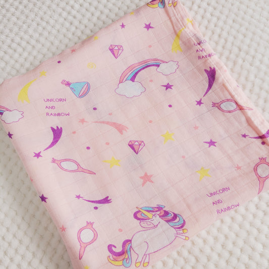 Muselina Unicornio - Algodón BAMBU