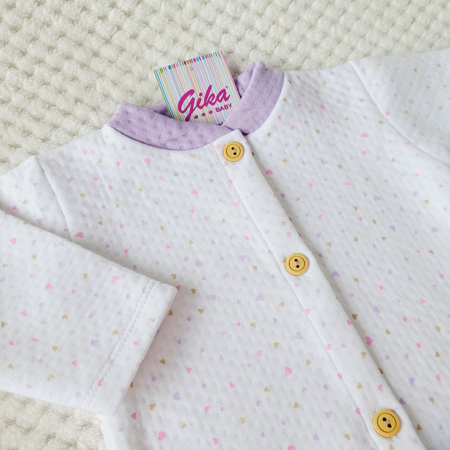 Ajuar Jacquard Estampado- Lila