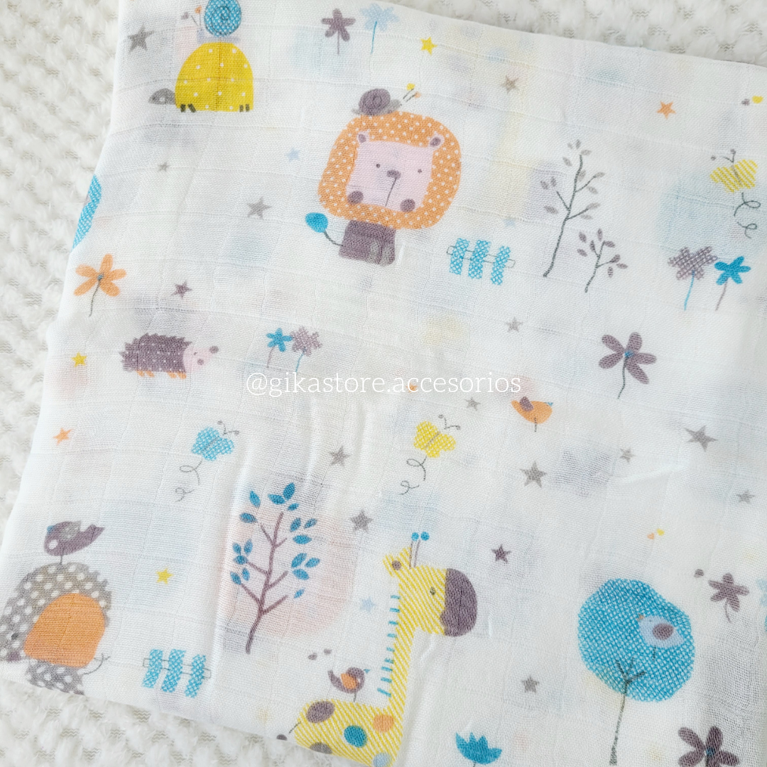 Muselina Safari - Algodón BAMBU