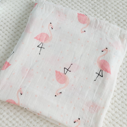 Muselina Garzas - Algodón BAMBU